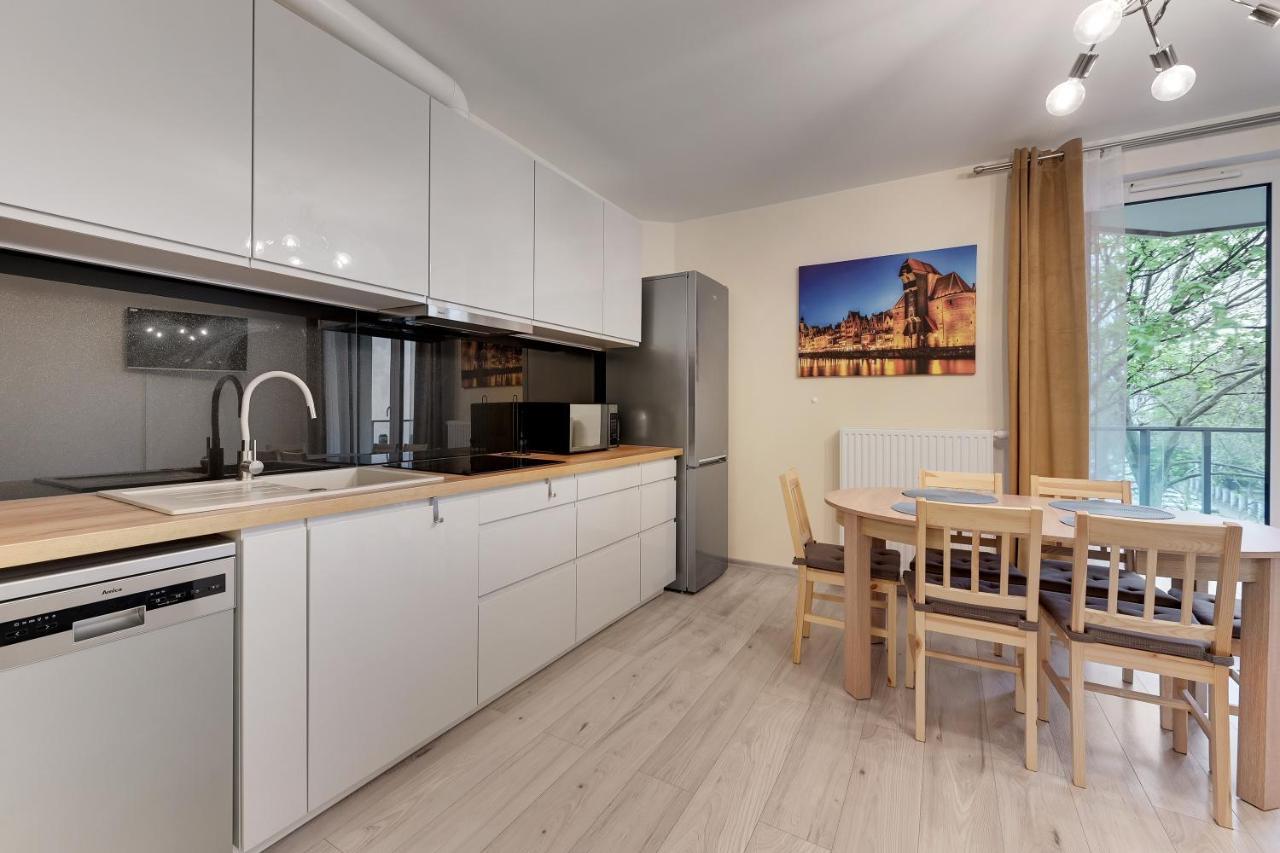Gdansk Centrum - Apartament 3 - Pokojowy Z Duzym Tarasem 외부 사진