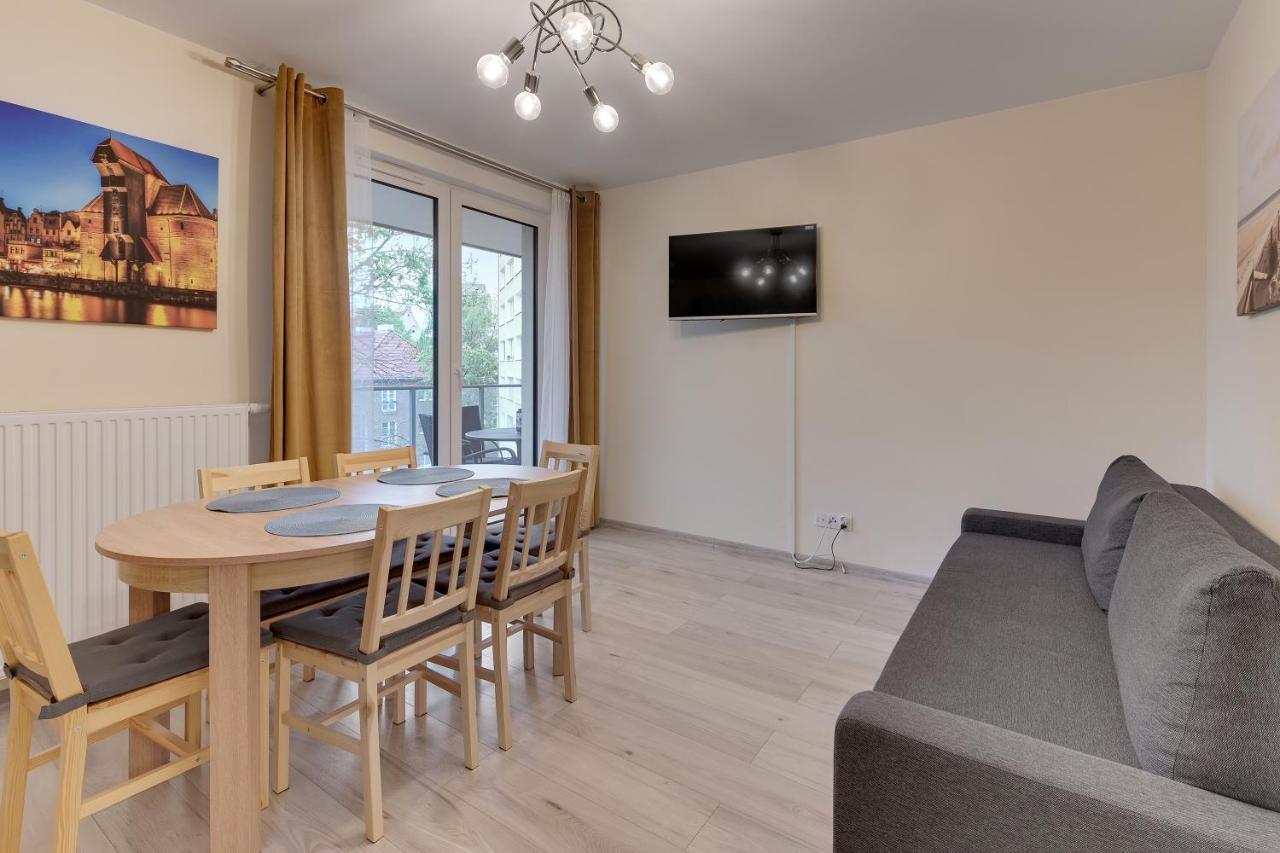 Gdansk Centrum - Apartament 3 - Pokojowy Z Duzym Tarasem 외부 사진