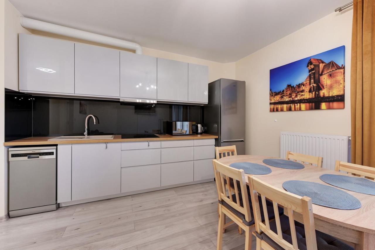 Gdansk Centrum - Apartament 3 - Pokojowy Z Duzym Tarasem 외부 사진