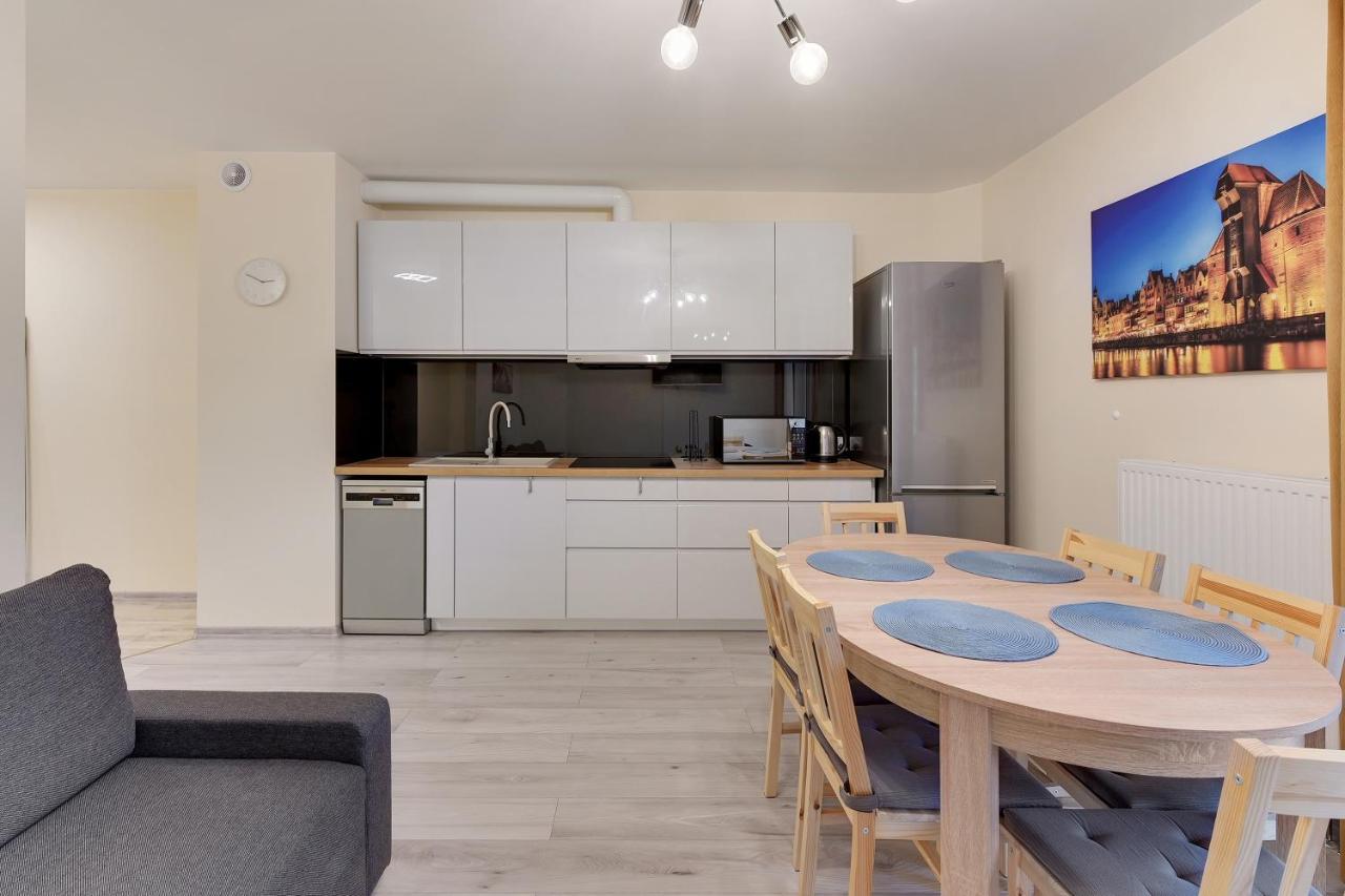 Gdansk Centrum - Apartament 3 - Pokojowy Z Duzym Tarasem 외부 사진