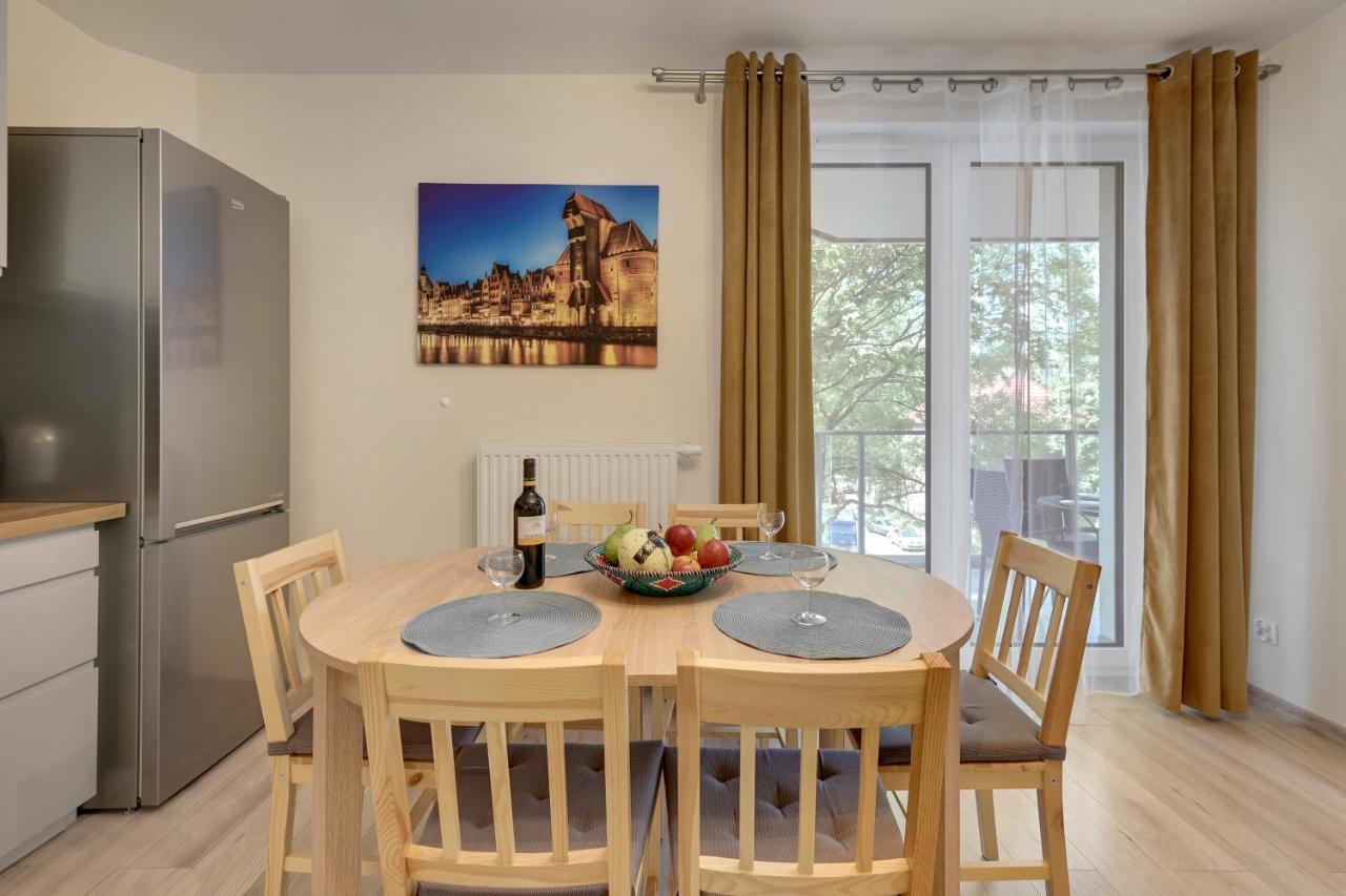 Gdansk Centrum - Apartament 3 - Pokojowy Z Duzym Tarasem 외부 사진